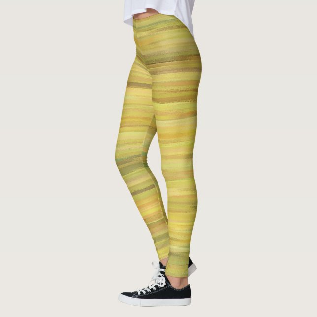 Abstrakt Färg art #14 Leggings (Vänster)