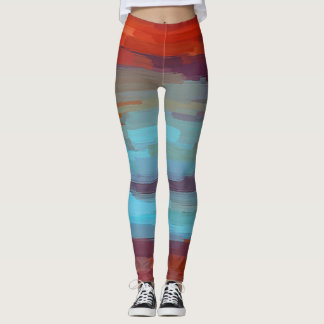 Abstrakt Färg art #20 Leggings
