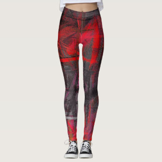 Abstrakt Färg art #23 Leggings