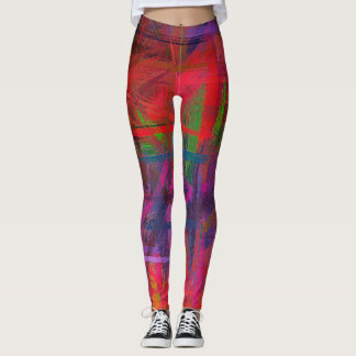 Abstrakt Färg art #24 Leggings