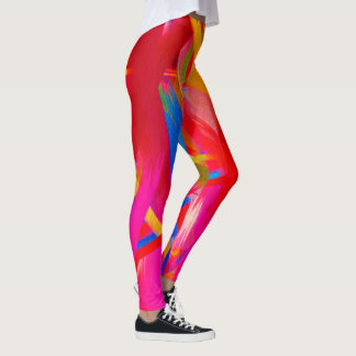 Abstrakt Färg art #2 Leggings