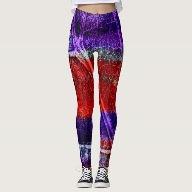 Abstrakt Färg art #32 Leggings (Framsida)