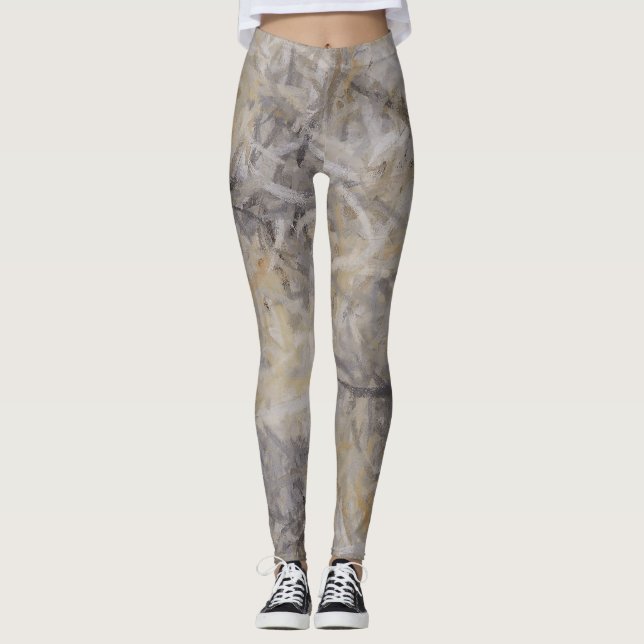 Abstrakt Färg art #3 Leggings (Framsida)
