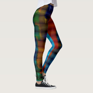 Abstrakt Färg art #41 Leggings