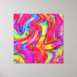 Abstrakt Färg Blast Mönster Canvastryck