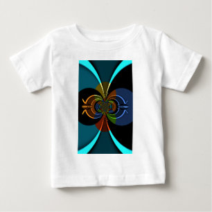 Abstrakt Färg Burst Art-utskrift T Shirt
