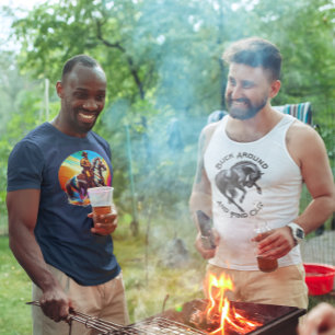 Abstrakt Färg Cowboy and Horse T Shirt