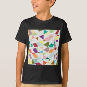 Abstrakt Färg Damask Tee