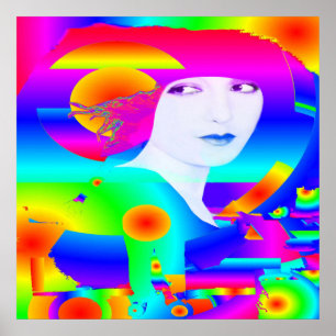 Abstrakt Färg Dream Poster