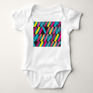 Abstrakt: Färg geometrisk Vintage. T Shirt