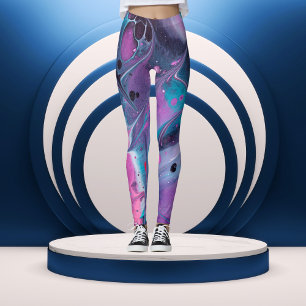 Abstrakt Färg Leggings