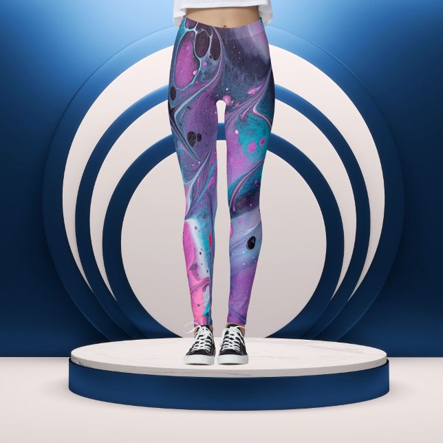 Abstrakt Färg Leggings (Skapare uppladdad)
