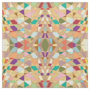 Abstrakt Färg Sol Burst Tyg