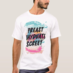 "Abstrakt Färg Stänk - Minimal Art Tee" T Shirt
