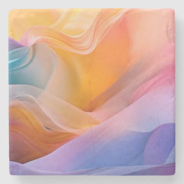 Abstrakt Färg Stenunderlägg