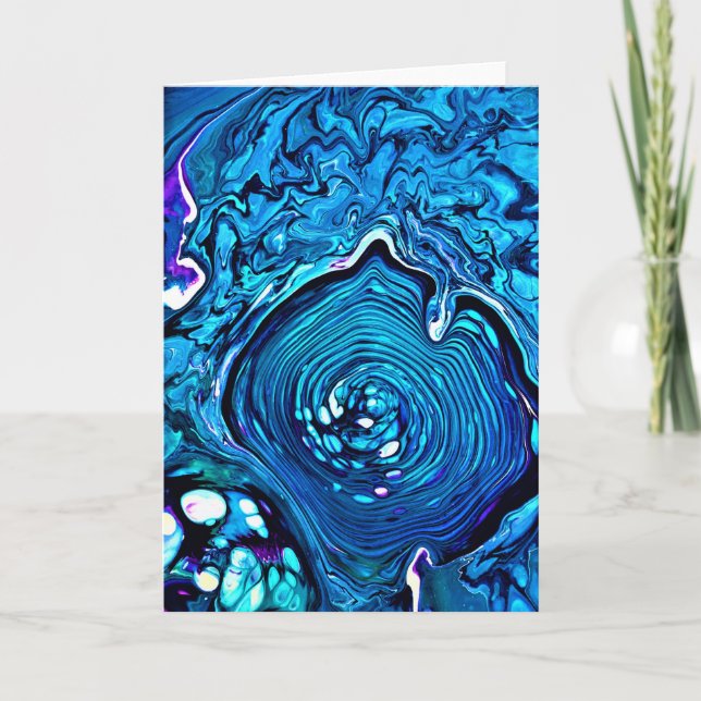 Abstrakt Färg Studie 112, kort (Framsida)