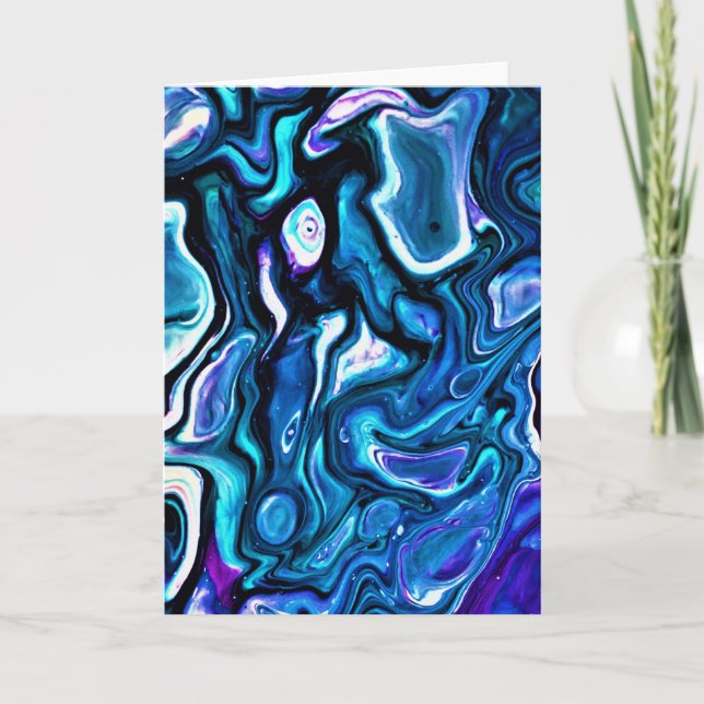 Abstrakt Färg Studie 118, kort (Framsida)