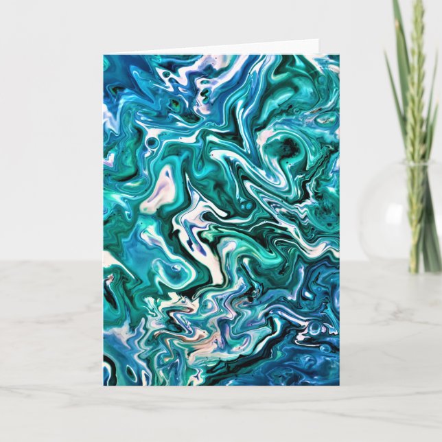 Abstrakt Färg Studie 119, kort (Framsida)