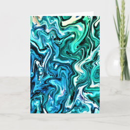 Abstrakt Färg Studie 123, kort