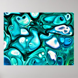 Abstrakt Färg Studie 125. Poster