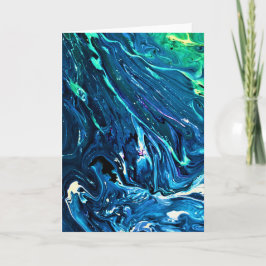 Abstrakt Färg Studie 128, kort