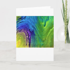 Abstrakt Färg Studie 12, kort