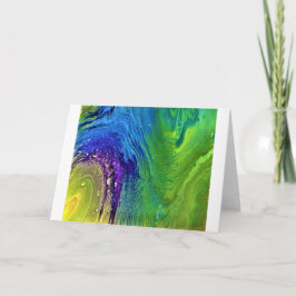 Abstrakt Färg Studie 12, kort