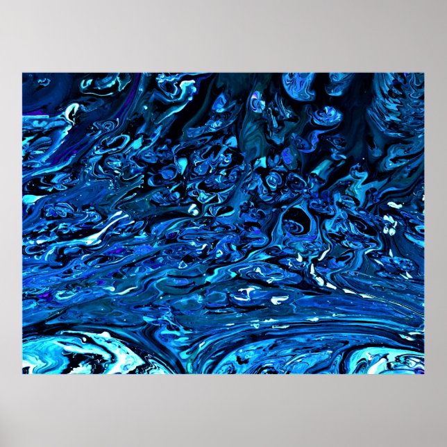 Abstrakt Färg Studie 130. Poster (Framsidan)