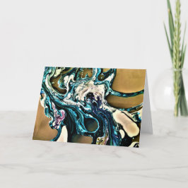 Abstrakt Färg Studie 14, kort