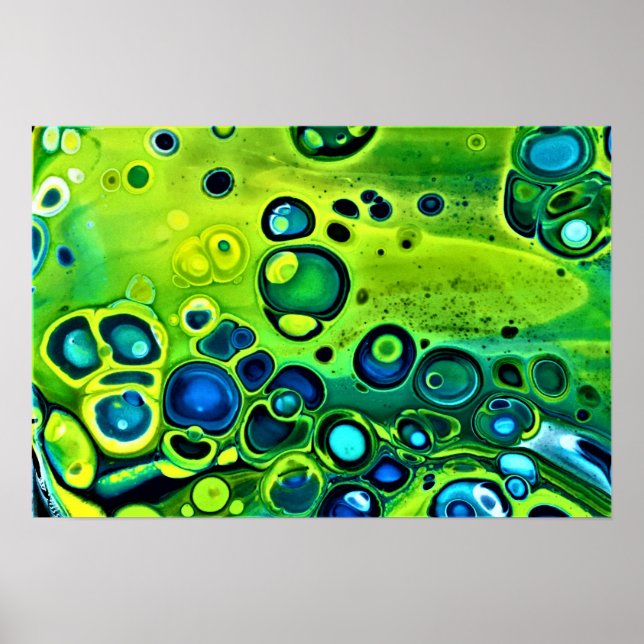 Abstrakt Färg Studie 159. Poster (Framsidan)