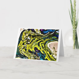 Abstrakt Färg Studie 16, kort