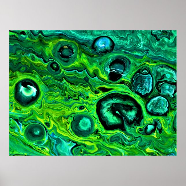 Abstrakt Färg Studie 181. Poster (Framsidan)