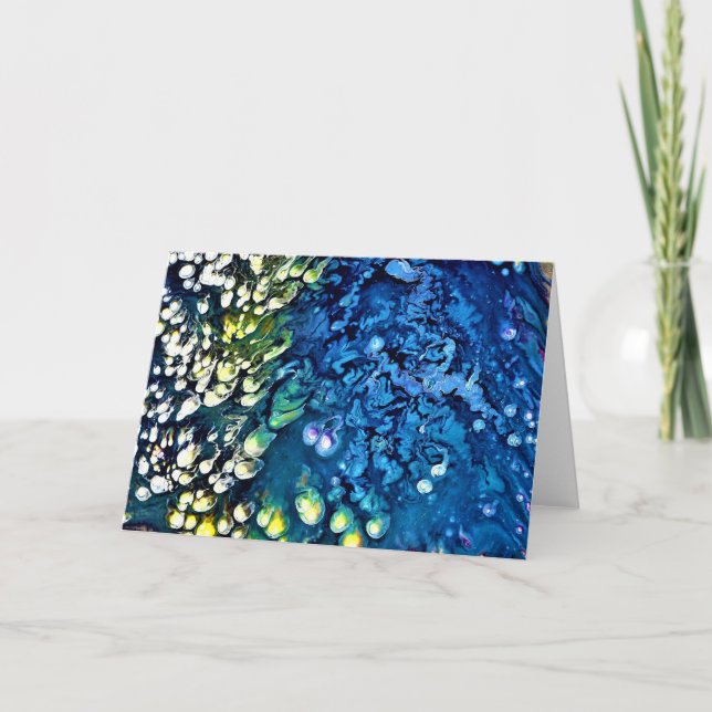 Abstrakt Färg Studie 19, kort (Framsida)