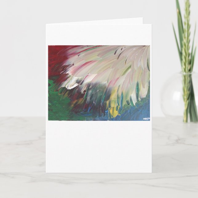 Abstrakt Färg Studie 1, kort (Framsida)