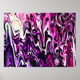 Abstrakt Färg Studie 209. Poster