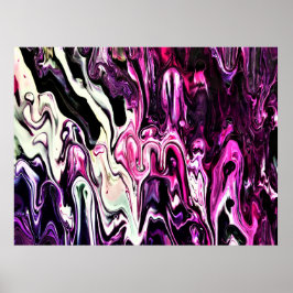 Abstrakt Färg Studie 210. Poster