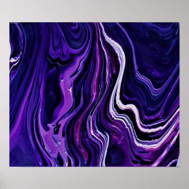 Abstrakt Färg Studie 211. Poster (Framsidan)