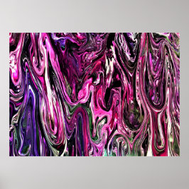 Abstrakt Färg Studie 214 Poster