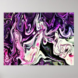 Abstrakt Färg Studie 215 Poster