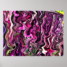 Abstrakt Färg Studie 216. Poster