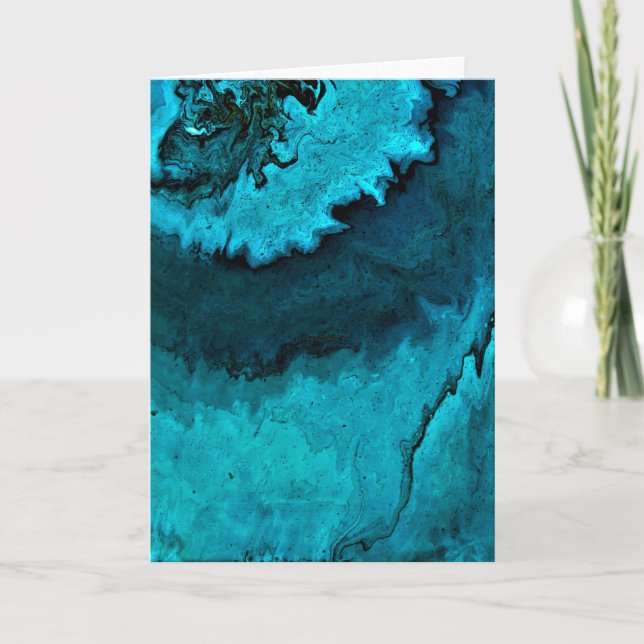 Abstrakt Färg Studie 21, kort (Framsida)