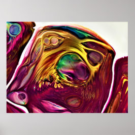 Abstrakt Färg Studie 222. Poster