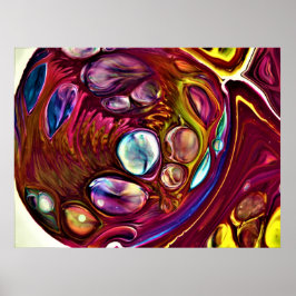 Abstrakt Färg Studie 224 Poster