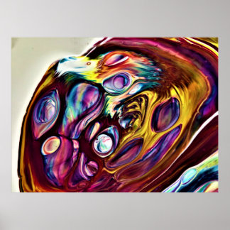 Abstrakt Färg Studie 226 Poster