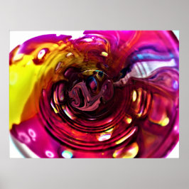 Abstrakt Färg Studie 229. Poster