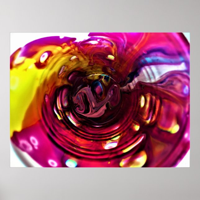 Abstrakt Färg Studie 229. Poster (Framsidan)