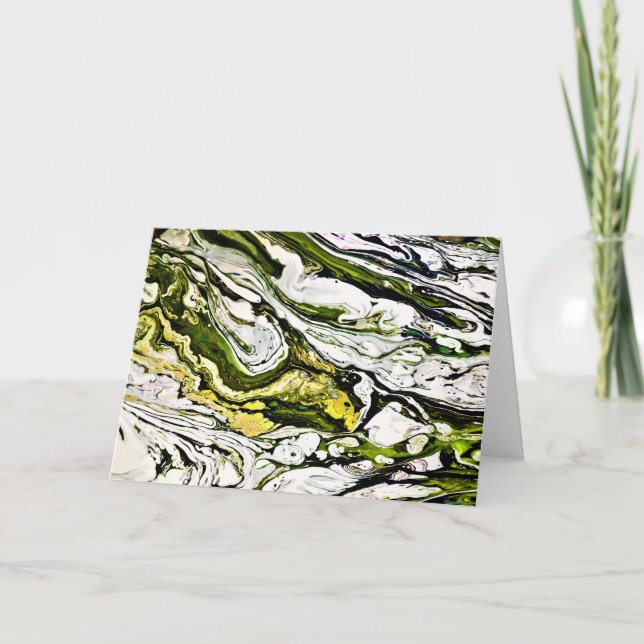 Abstrakt Färg Studie 22, kort (Framsida)