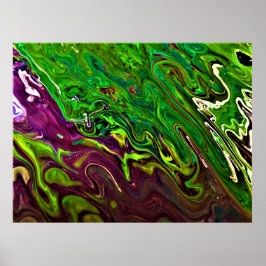 Abstrakt Färg Studie 241. Poster