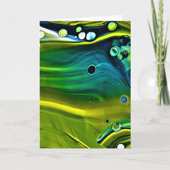 Abstrakt Färg Studie 242, kort (Framsida)