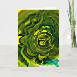 Abstrakt Färg Studie 243, kort